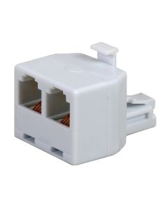 RCA RCATP257WHR DUPLEX MOD JACK WHT